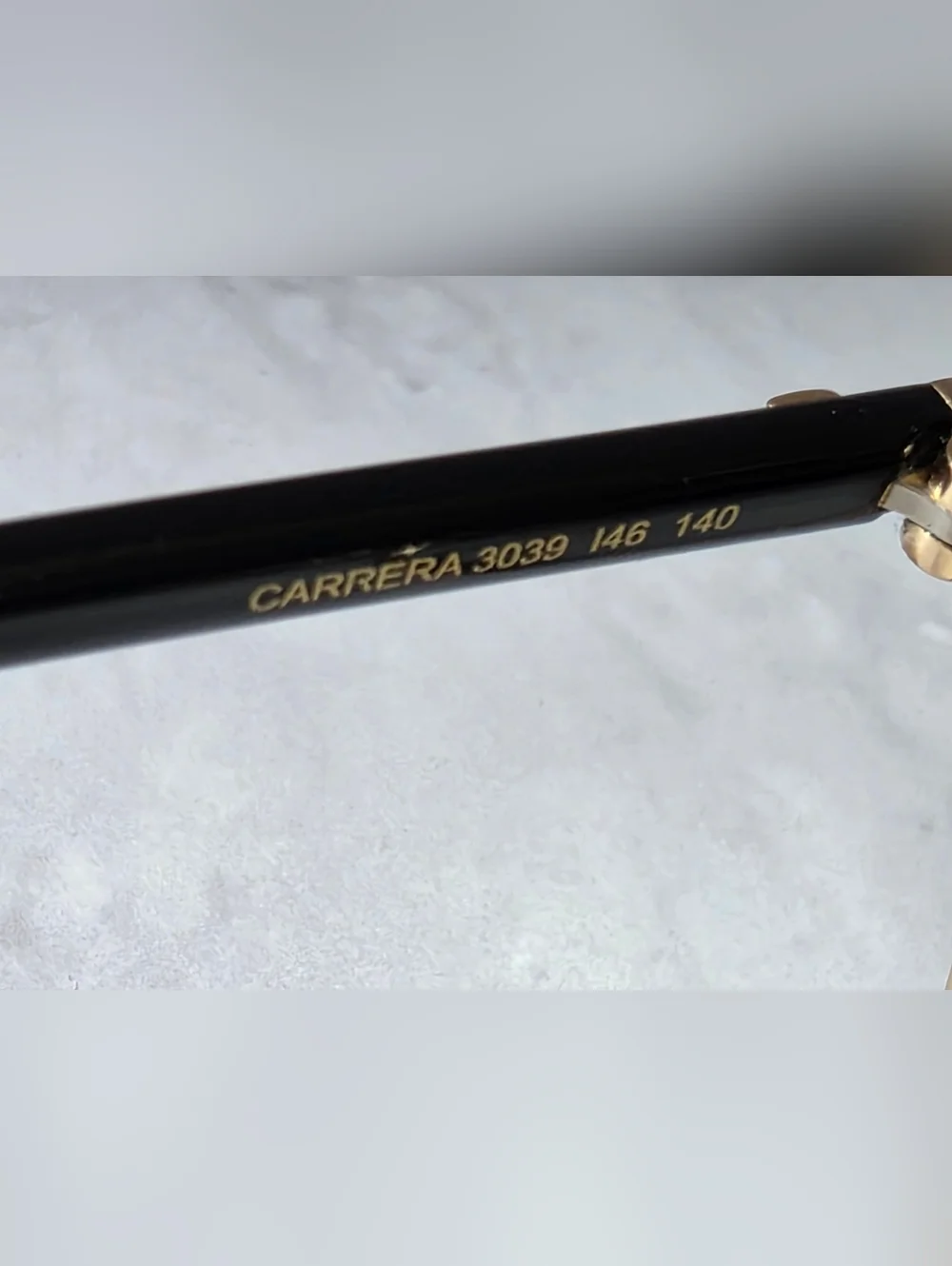 Carrera Gold Black Eyeglass Frames Brand New